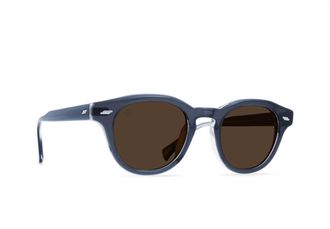 Raen Optics Mens Kostin Round Sunglasses In Twilight / Vibrant Brown Polarized