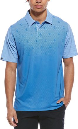 Callaway Engineered C Twill Print Golf Polo Shirt