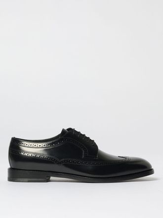 Manolo Blahnik Oxford Manolo Blahnik in pelle spazzolata con motivo brogue