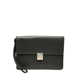 Louis Vuitton Pre-owned Selenga Clutch - Dames - Pre-owned - Zwart - Maat: ONE Size Leer