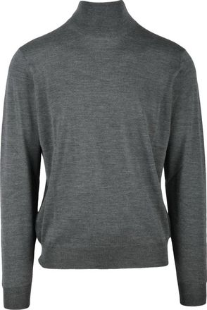 FILIPPO DE LAURENTIIS Dolcevita - Heren - Coltruien - Grijs - 3XL - Wol - Truien & Vesten