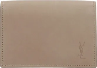Saint Laurent Portadocumenti Donna Pelle Beige