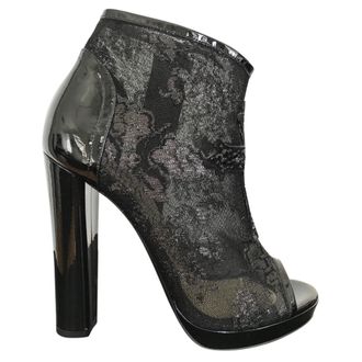 John Richmond lace rhinestone ankle boots Size 39