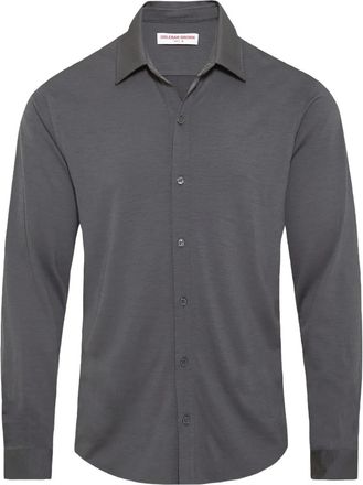 Orlebar Brown Camicia con colletto a punta - Grigio