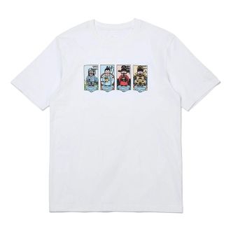 Li-Ning Ping Bu Qing Yun Graphic T-shirt White AHSS365-1