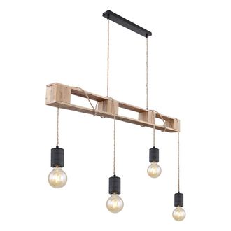Globo Lighting L&aacute;mpara Colgante - Joelle - Natural - Metal - Gran - Globo