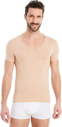 Finn Mens Business Undershirt with V-Neck - Short Sleeve T-Shirt Made from Original Lenzing Modal Fabric - The Perfect Shirt Under a Dress Shirt and Suit U