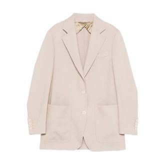 Max Mara Blazers, female, Gray, Size: 2XS Wool Blazer