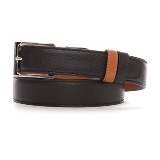 【送料&関税込】Hogan Leather Belt Hogan Belt With Logo In Hammered Leather | italist
