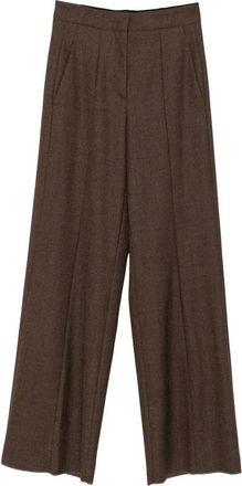 Seafarer Pantalones Anchos - Trousers - Mujer - Marr&oacute;n - S