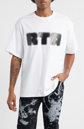 Rta Colin Logo Graphic T-Shirt in White Radio House at Nordstrom, Size Xxx-Large