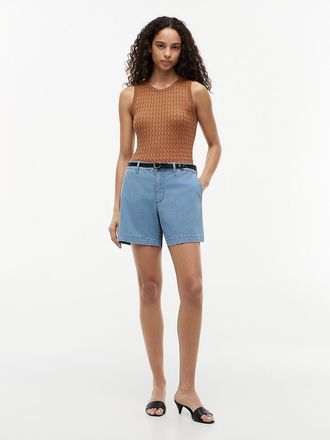 Tommy Hilfiger Womens Classic 5 Short - Light Wash - 00