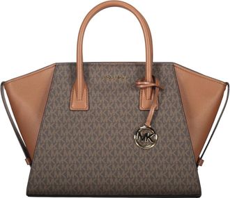 Michael Kors Stijlvolle Logo Detail Handtas - Dames - Handtassen - Bruin - ONE Size - Leer - Tassen