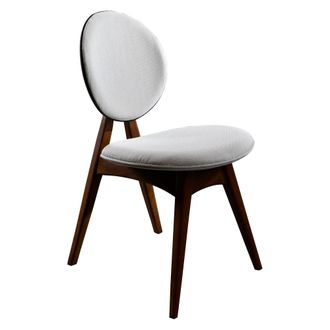 Dmora Silla Samarate, 2 Sillas, Acolchadas, Soporta 150 Kg, Nogal Marr&oacute;n