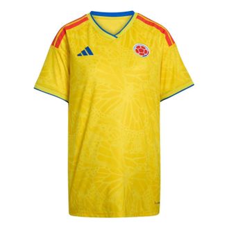 adidas (WMNS) adidas Colombia 26 Home Jersey Asia Sizing Impact Yellow JZ8788