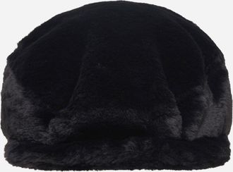 A Bathing Ape Fur Hunting Hat Black