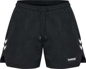 Hummel Badeshorts HUMMEL HMLPULSE SWIM SHORTS, Herren, Gr. M (48/50), N-Gr, schwarz, Obermaterial: 100% Polyester, Badehosen Badeshorts, mit Innenslip, seitl