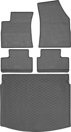 OEM Juego De Alfombrillas De Goma Para Renault Megane Iv Kombi Desde Septiembre De 2016 + Alfombrilla Para El Maletero