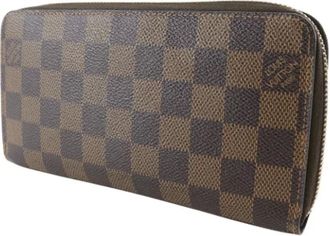 Louis Vuitton Pre-owned Wallets, female, Brown, Size: ONE SIZE Pre-owned Vintage Canvas Wallet