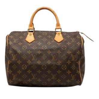 Louis Vuitton Pre-owned Speedy 30 - Dames - Pre-owned - Bruin - Maat: ONE Size Zijde