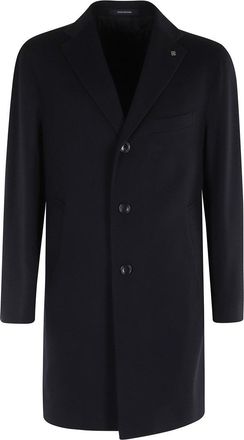 Tagliatore Single-Breasted Cut-Off Coat