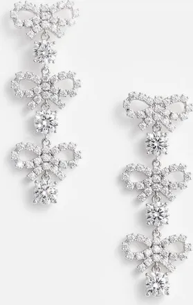 LILLY MARIE Orecchini Pendenti In Argento 925 Con Cristalli - Fatte A Mano In UE, 38mm