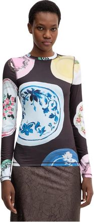 Stine Goya Longsleeve - Dames - Longsleeves - Veelkleurig - Xs/S - Polyester - Tops