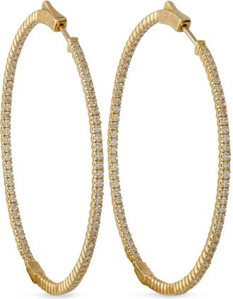 Luxury Bazaar Orecchini a cerchio con diamanti - Oro