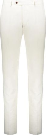 Moorer Slim-fit Broeken - Heren - Slim Fit Broeken - Wit - M - Katoen - Broeken