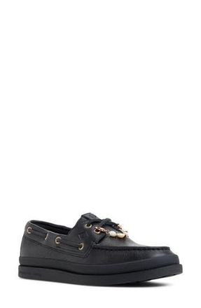 Sperry Top-Sider Authentic Original Mudguard 2-Eye Boat Shoe in Black at Nordstrom Rack, Size 7