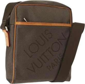 Louis Vuitton Pre-owned Cross Body Bags, female, Brown, Size: ONE SIZE Pre-owned Vintage Canvas Cross Body Bag
