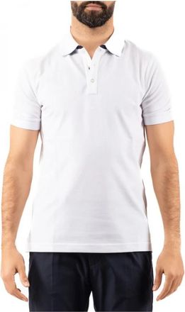 Fay Stijlvolle Polo - Heren - Polos - Wit - M - Tops