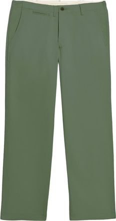Fortela Officer Cotton Satin Chino Trousers in Green at Nordstrom, Size 31 Eu