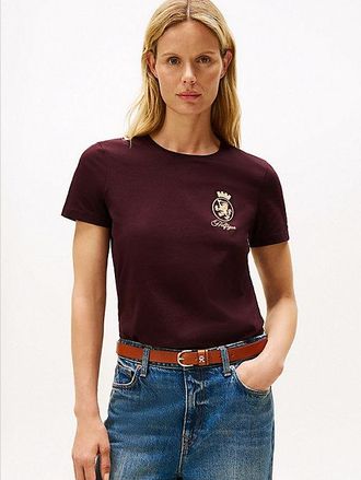 Tommy Hilfiger TH Crest Embroidery Crew Neck T-Shirt