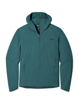 Stio | Mens Dawner Hooded Jacket, Size Extra Large in Boundless