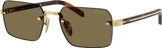 Prada Sunglasses, unisex, Yellow, Size: 55 MM D55S Sunglasses