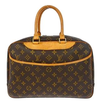 Louis Vuitton Pre-owned Handbags, female, Brown, Size: ONE SIZE Pre-owned Deauville Handbag