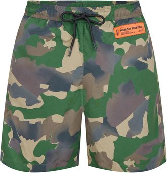 Heron Preston Zwembroek met camouflagelogo