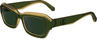 Calvin Klein Jeans CKJ24608S 306 Mens Sunglasses Green Size 52