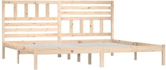 vidaXL Vidaxl - Estructura De Cama Sin Colch&oacute;n Madera Maciza De Pino 200x200 Cm