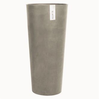 Ecopots Vaso tondo alto amsterdam tortora D33XH70CM Ecopots vaso fiori