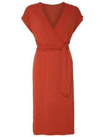 Protest Strandkleid PROTEST Kleid NADIA, Damen, Gr. XL, EURO, rot (clay), Obermaterial: 96% Polyester PES. 4% Elasthan EL., Kleider Strandkleid