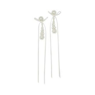 Simone Rocha Dames, Accessoires, Wit, Maat: ONE Size Satijn