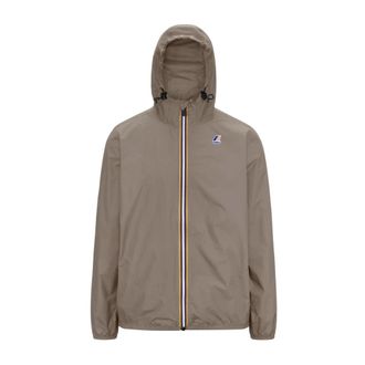 K-Way Le Vrai 4.0 Claude - Heren - Regenjassen - Bruin - XL - Nylon - Jassen