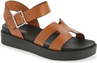 Bottero Botriley Ankle Strap Platform Sandal in Caramelo at Nordstrom, Size 10