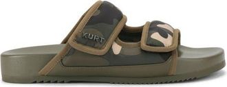 Kurt Geiger Puff Slide Sandal in Dark Green at Nordstrom, Size 12