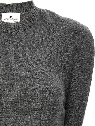 Courr&egrave;ges Wool Midi Womens Dress
