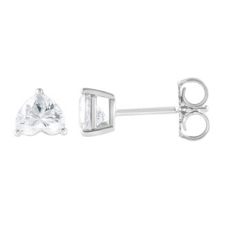 Grown Brilliance 14KT White Gold 1.00 Carat Lab Grown Diamond Stud Earrings for Women