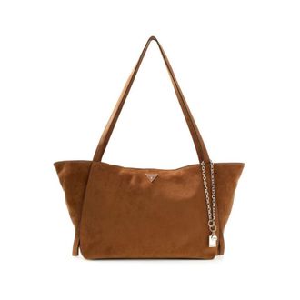 Guess Devon 3 Comp Tote - female - Guess - Shopping Bags - Brown - ONE SIZE - Bags