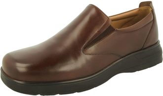 DB Shoes Mens Wider Fit (2V) Ankle Boot Dalton Brown 13